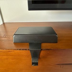 Pottery Barn Simple Stocking Holders - set of 2, bronze